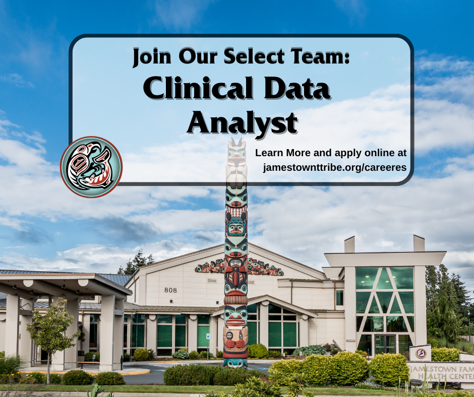 Job Location: Jamestown Family Health Clinic – Sequim, WASalary Range: $31.74 - $41.26 HourlyPosition Type: Full Time
