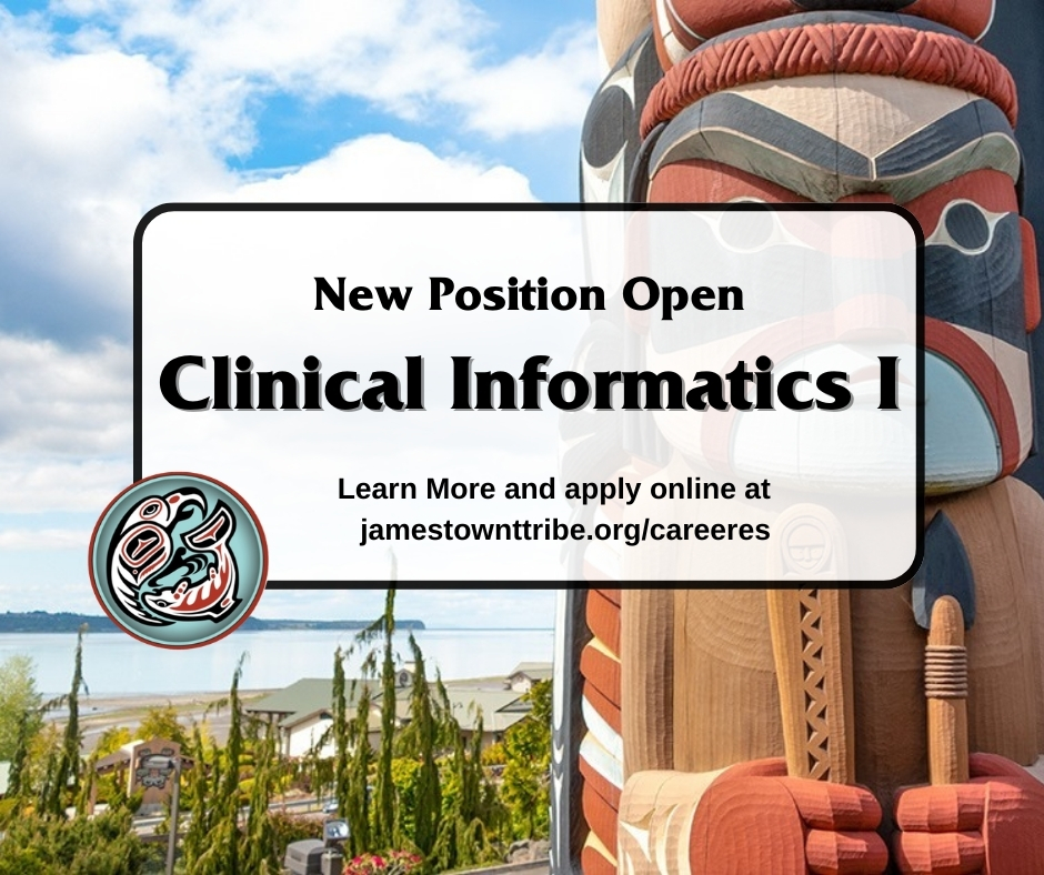 Job Location: Jamestown Family Health Clinic – Sequim, WASalary Range: $ 25.76- $33.49 HourlyPosition Type: Full Time
